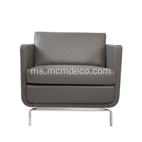 Modern Gaia Replica Leather Lounge Chair